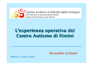 L` esperienza sull`autismo del Centro di Rimini