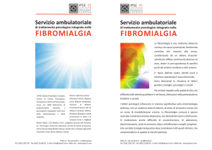 fibromialgia fibromialgia - IPSE Istituto Psicologico Europeo