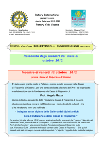 Bollettino Rotary Club Cesena 2012-13 n.02
