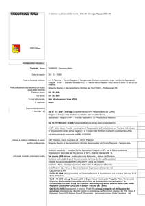 AUSL 6 Palermo in relazione a quanto previsto dal