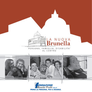 il documento di presentazione de “La Nuova Brunella”