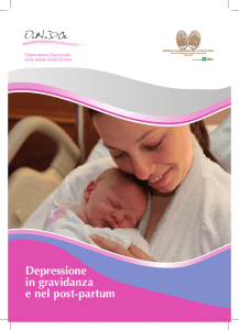 Depressione in gravidanza e nel post-partum