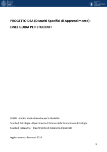LINEE GUIDA PER STUDENTI - Università degli Studi di Firenze