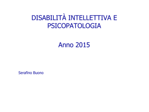 disabilità intellettiva e psicopatologia