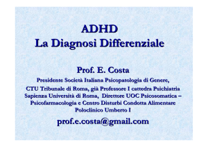 ADHD La Diagnosi Differenziale
