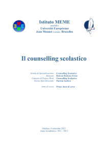 Istituto MEME: Il counselling Scolastico