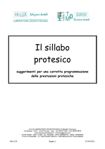 Il sillabo protesico - hi-lux