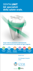 Odontoiatria: La Dental Unit