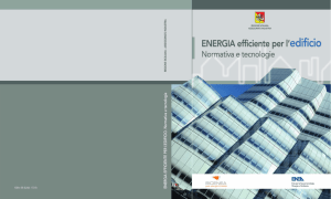 Energia efficiente per l`edificio. Normativa e tecnologie