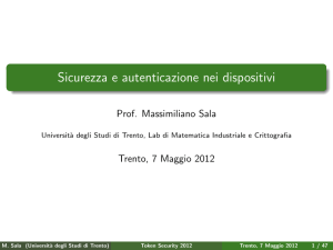 Slide - Università di Trento