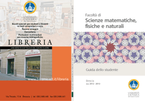 Scienze matematiche, fisiche e naturali