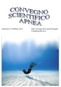 Domenica 15 Febbraio 2015 Sala Convegni del Castello Pasquini