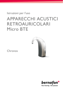 APPARECCHI ACUSTICI RETROAURICOLARI Micro BTE