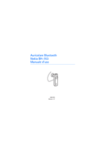 Auricolare Bluetooth Nokia BH-703 Manuale d`uso