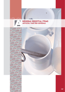 GENERAL HOSPITAL ITEMS