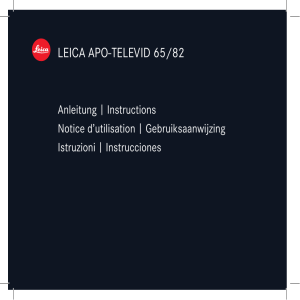 leica apo-televid 65/82 - Optics
