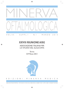 xxviii riunione aisg - Associazione Italiana per lo Studio del Glaucoma