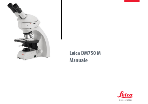 Leica DM750 M Manuale