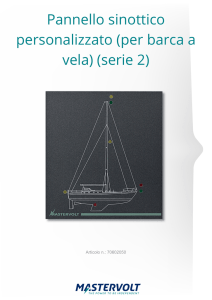 Pannello sinottico personalizzato (per barca a vela) (serie 2)