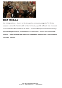 Misa Criolla - Corale Città di Fiorenzuola