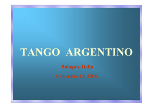 Il tango argentino