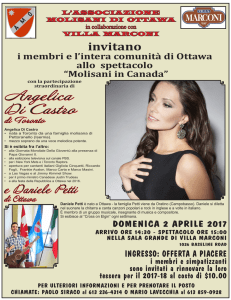 Angelica Di Castro "Molisani in Canada"