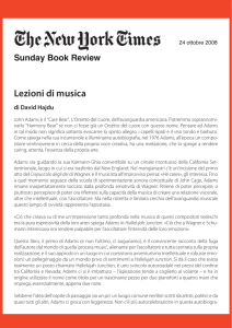 New York Times Sunday Book Review – ottobre 2008