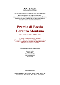 Premio di Poesia Lorenzo Montano