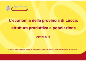 Economia della provincia di Lucca - Starnet