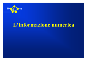 Informazione numerica - Telecommunication Networks Group
