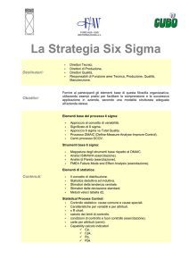 La Strategia Six Sigma