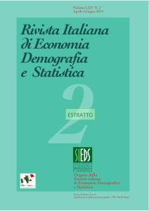 Rivista Italiana di Economia Demografia e Statistica