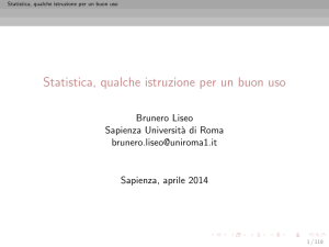 Statistica, qualche istruzione per un buon uso