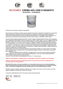 Micromed - Crema agli ioni d`agento