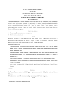 Atto di nomina Assemblea ordinaria del 17/10/2014
