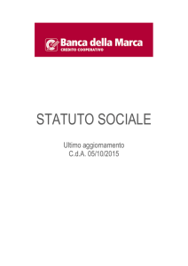 statuto sociale - Banca della Marca