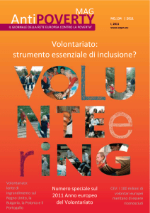 Volontariato - Cilap Eapn Italia