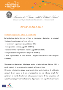 Piano ONC ItaliaR - Sociale e Salute