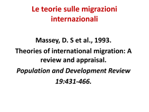 La nuova economia delle migrazioni (segue)