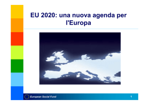 EU 2020: una nuova agenda per l`Europa