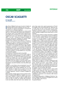 Oscar Scaglietti - Giornale Italiano di Ortopedia e Traumatologia