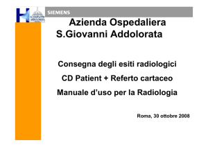 Linee Guida Radiologia - Dott.ssa Francesca PELLEGRINI