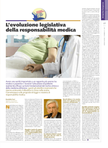 L`evoluzione legislativa della responsabilità medica