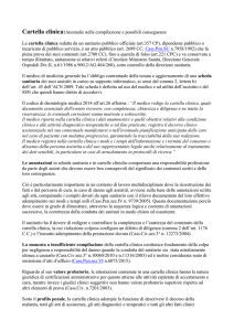 Cartella Clinica - Società Italiana di Oftalmologia Legale