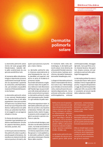 Dermatite polimorfa solare