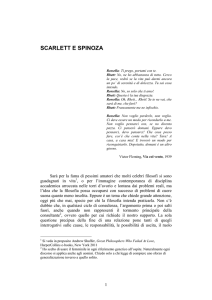 Scarlett e Spinoza