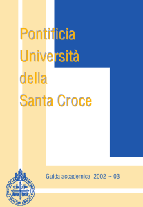 2002 03 - Pontificia Università della Santa Croce