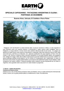 Programma Speciale Capodanno - Patagonia Argentina e Cilena