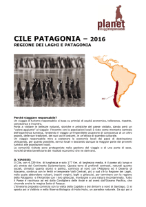CILE PATAGONIA – 2016
