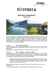 Norvegia conveniente - Nevegal Tour Viaggi